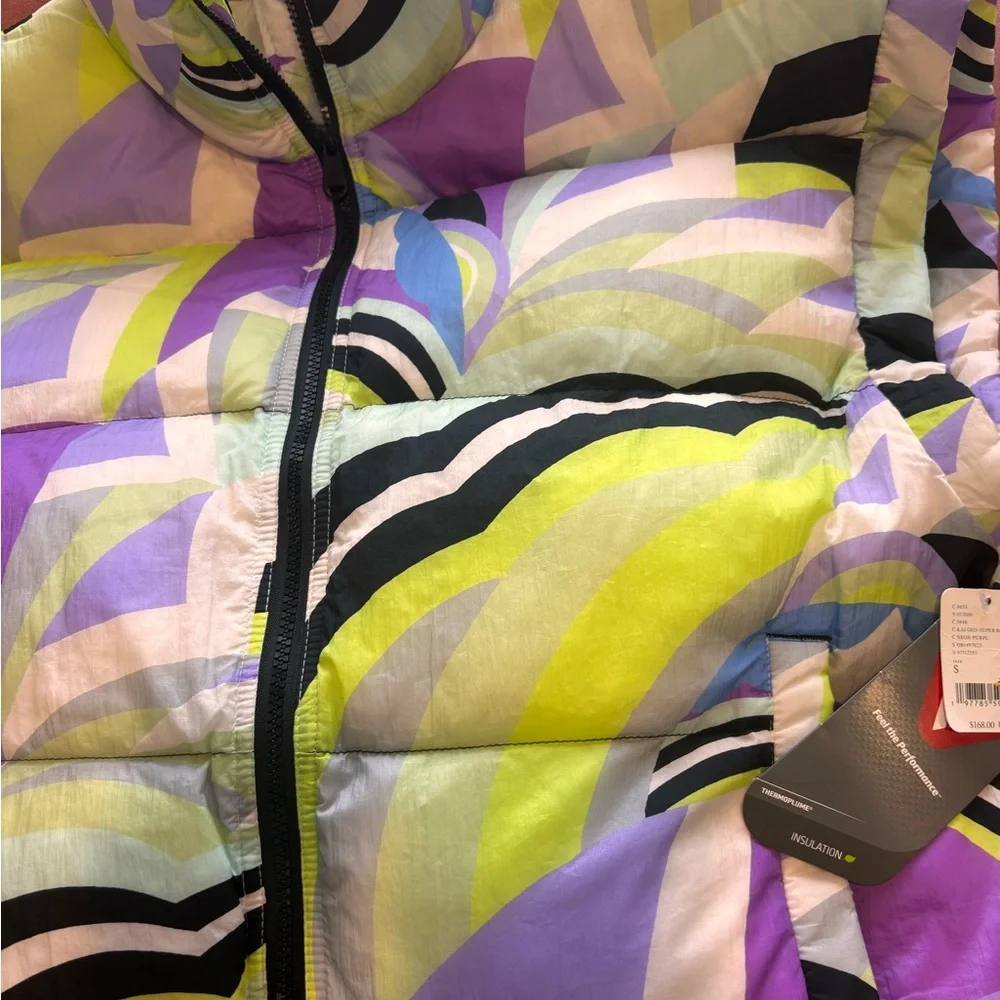 Free People Movement Kai-geo Super Berry Combo Women's Puffer Vest size S, NWT - Picture 3 of 5